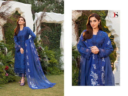 1555 Sobia Nazir Luxury Lawn 4 Deepsy Pure Cotton Pakistani Salwar Suits