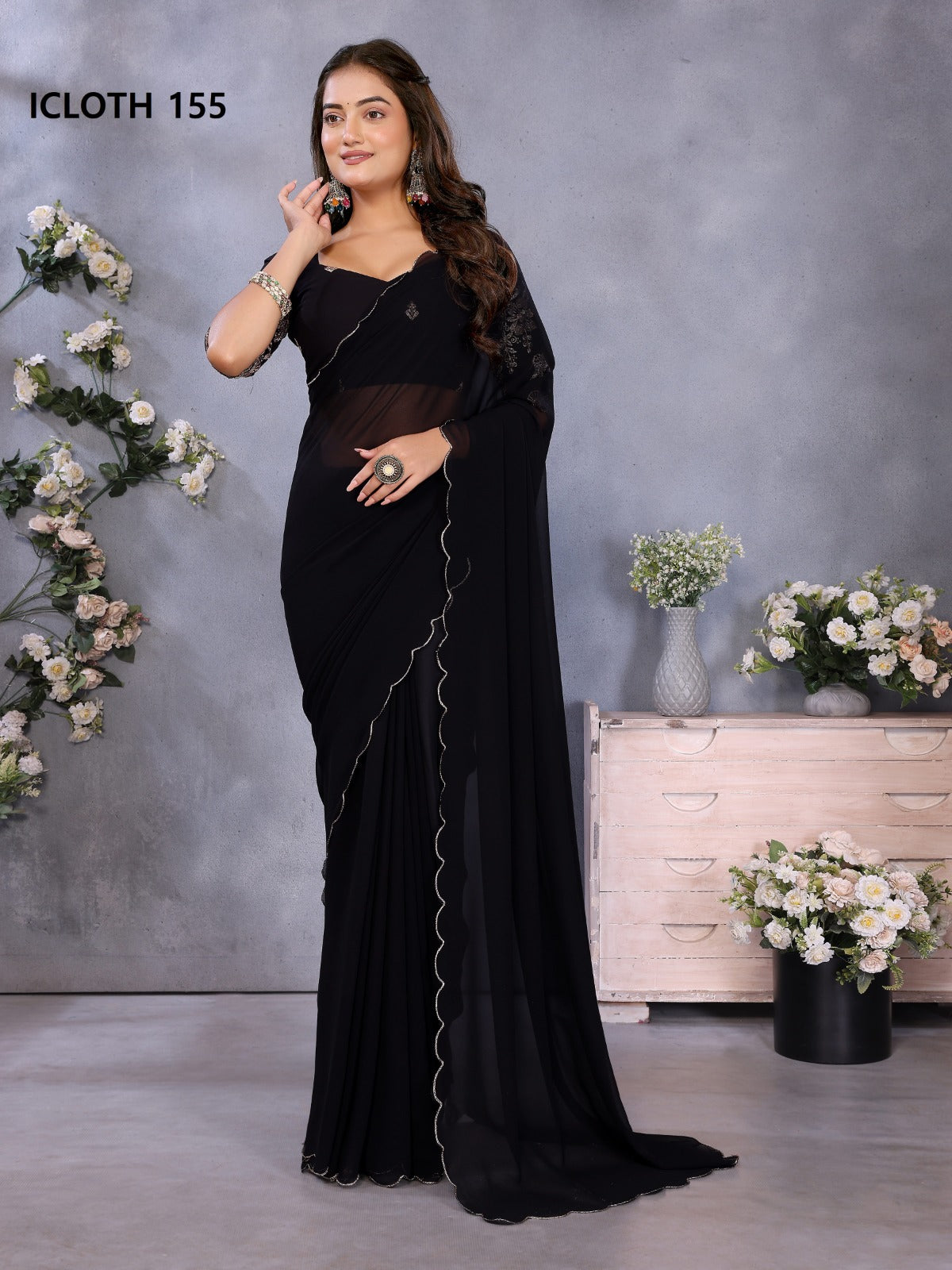 155 Icloth Vol 4 Prima Georgette Sarees