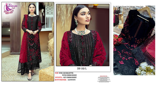 102-L Dinsaa Suit Pakistani Salwar Suits