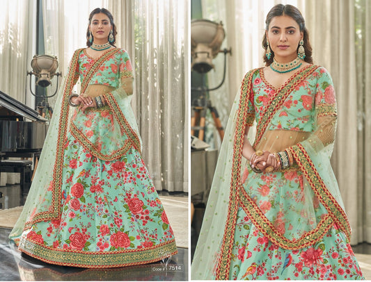 7514 Carnations Vol 2 Zeel Lehenga Choli