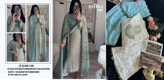 138 Johra Tex Pakistani Salwar Suits