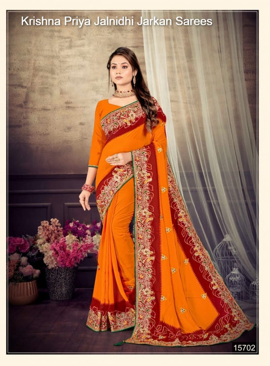 15702 Krishna Priya Jalnidhi Jarkan Sarees