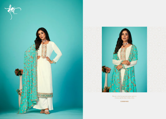 1002 Sajni Radha Unstitched Suits