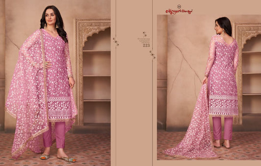 223 Zehra Vol 1 Narayani Fashion House Unstitched Suits
