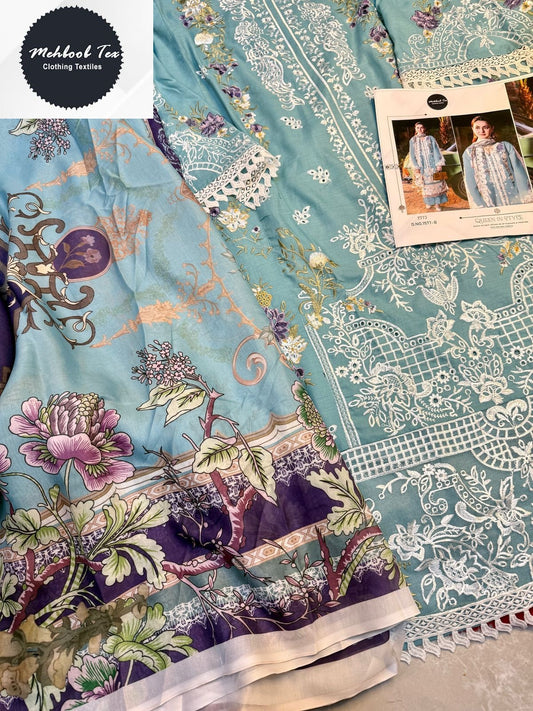 1577 B Mehboob Tex Embroidery Pakistani Salwar Suits