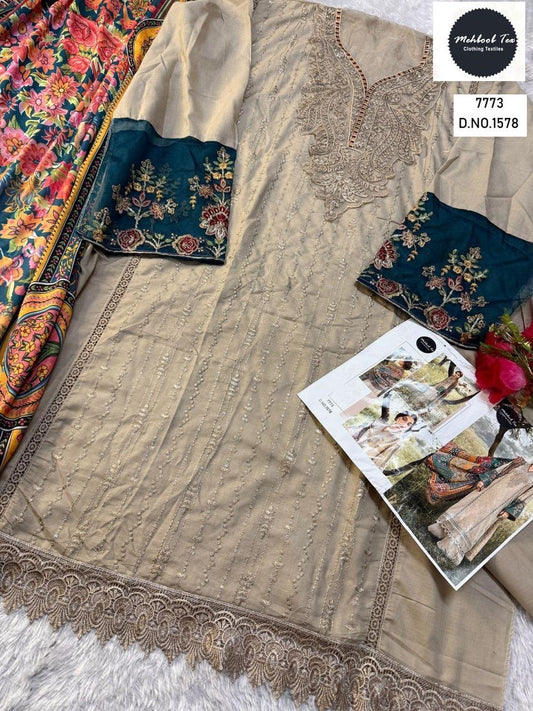 1578 Mehboob Tex Embroidery Pakistani Salwar Suits