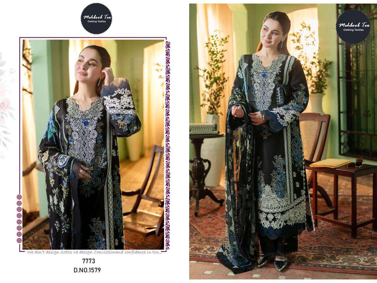 1579 Mehboob Tex Pure Cotton Pakistani Salwar Suits