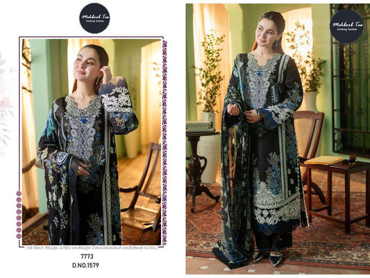 1579 Mehboob Tex Pure Cotton Pakistani Salwar Suits
