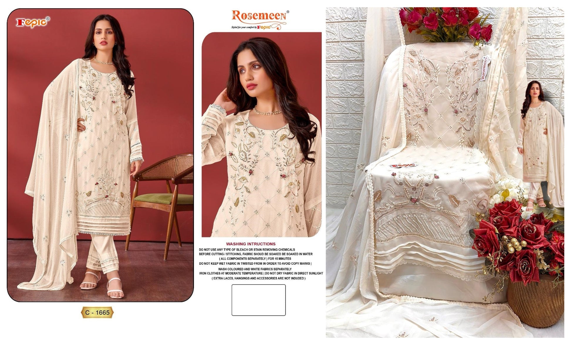 C-1665 Fepic Pakistani Salwar Suits