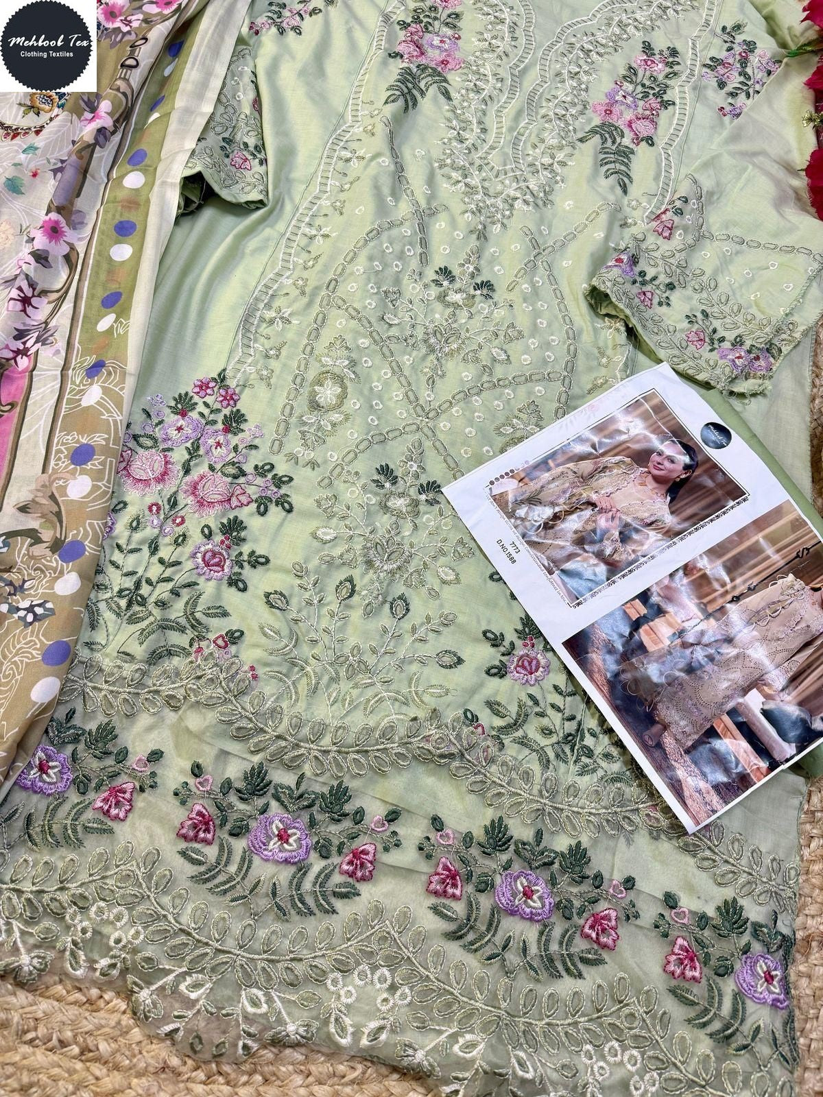 1588-B Mehboob Tex Pure Viscose Pakistani Salwar Suits