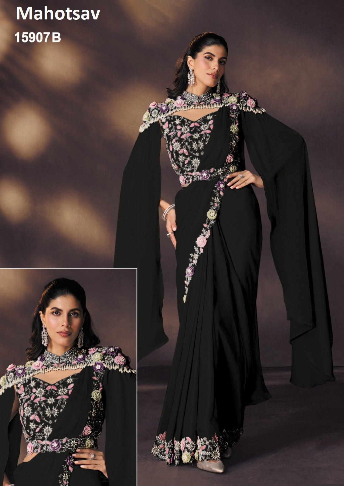 15907-B Mahotsav Satin Silk Sarees