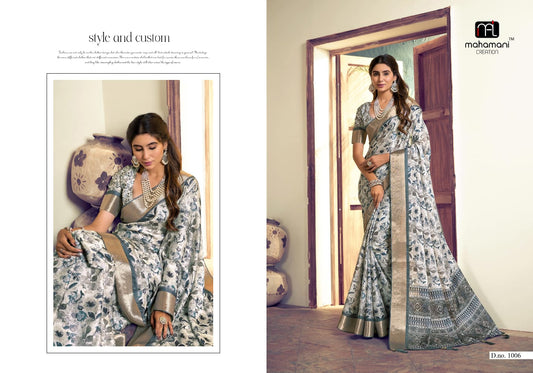 1006 Kalindi Mahamani Creation Sarees