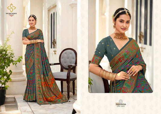 1001 Pashmina Shubh Shree Sarees