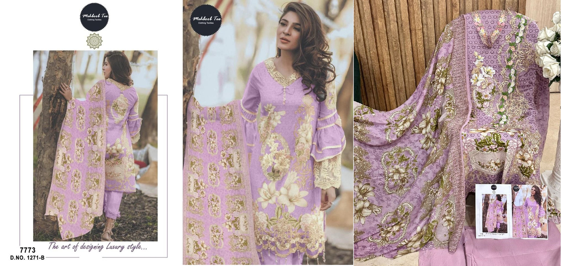 1271B Mehboob Tex Pakistani Salwar Suits