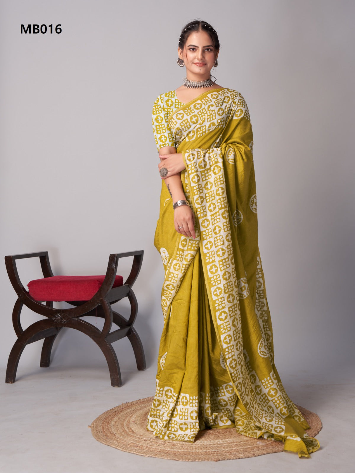 Mb005 To Mb024 Batik Mira Bela Print Sarees