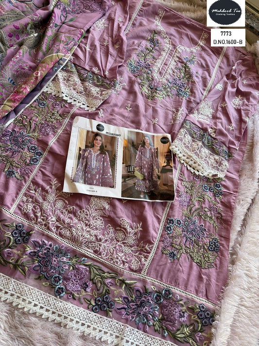 1600 B Mehboob Tex Viscose Pakistani Salwar Suits