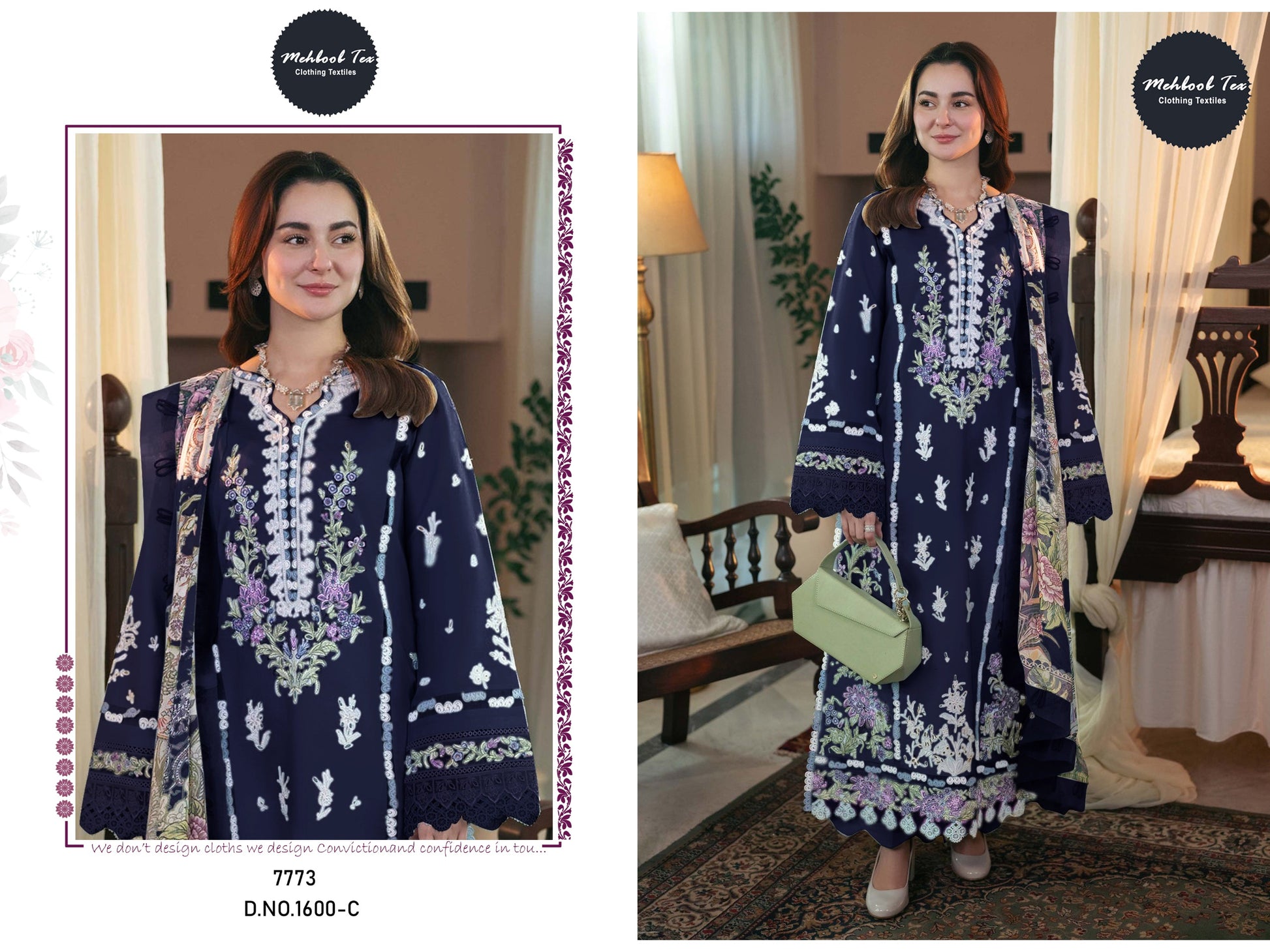 1600 C Mehboob Tex Viscose Pakistani Salwar Suits
