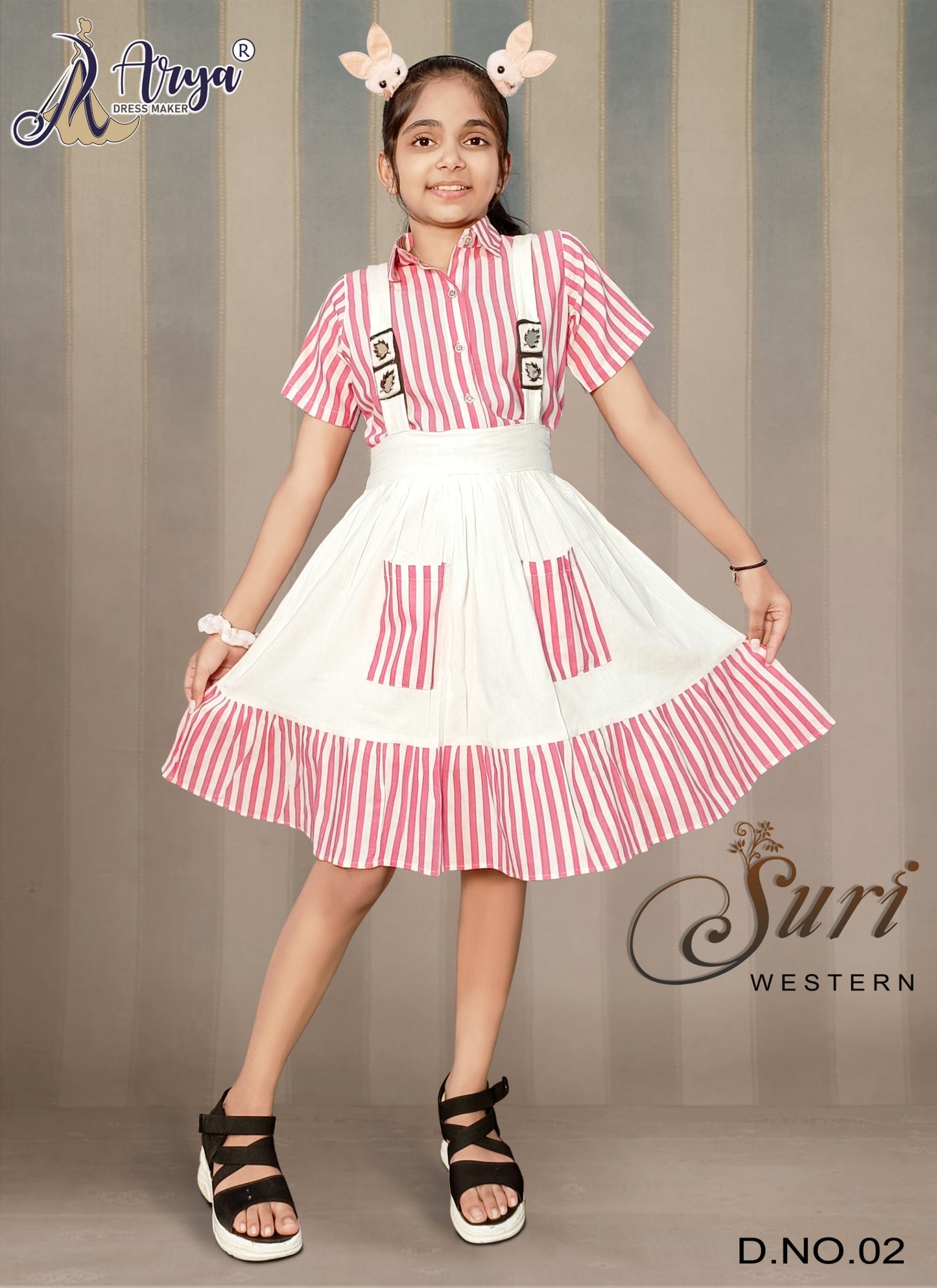 02 Suri Adm Girls Western Dress