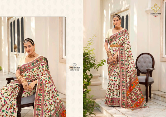 1002 Pashmina Shubh Shree Sarees