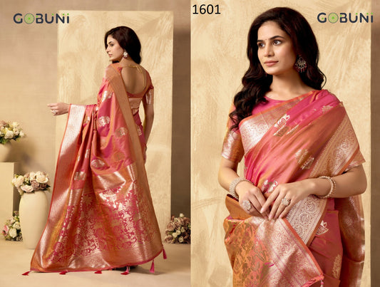 1601 Sabyasachi Gobuni Silk Sarees