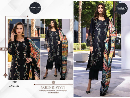 1602 Ombre Nx 2 Mehboob Tex Embroidery Pakistani Salwar Suits