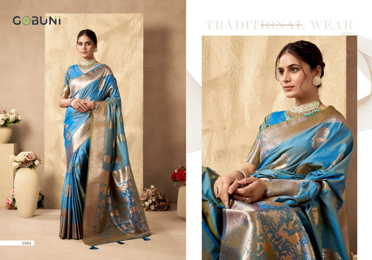 1604 Sabyasachi Gobuni Silk Sarees