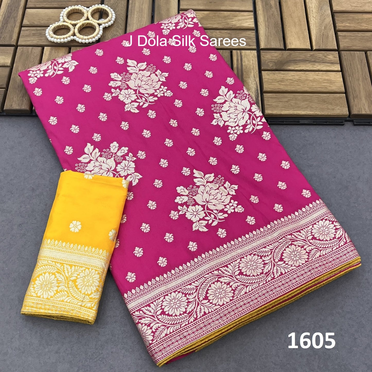 1605 J Dola Silk Sarees