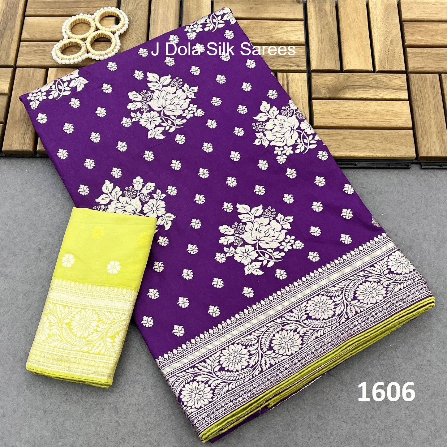1606 J Dola Silk Sarees