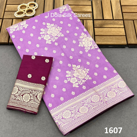 1607 J Dola Silk Sarees