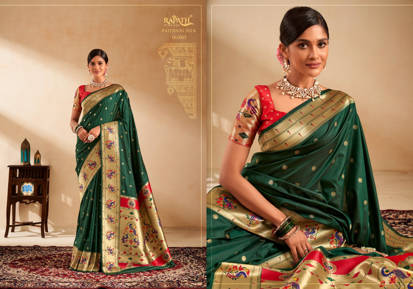 161005 Panihari Rajpath Paithani Silk Sarees