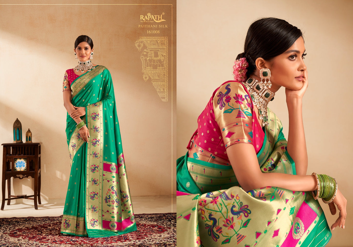 161008 Panihari Rajpath Paithani Silk Sarees