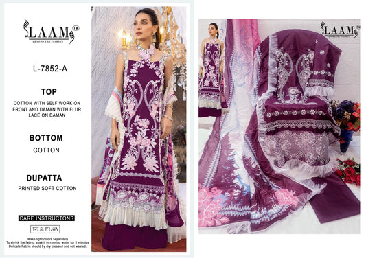 7852-A Al Laam Pakistani Salwar Suits