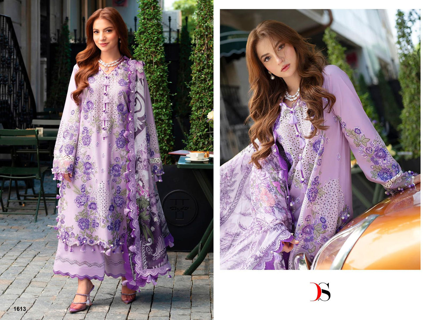 1613 Ombre Starlet Deepsy Pure Cotton Pakistani Salwar Suits