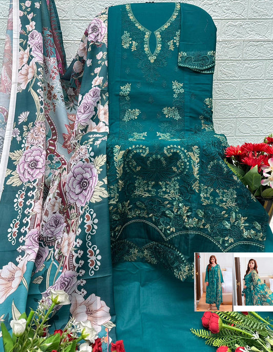 1615 Ombre Starlet Deepsy Pure Cotton Pakistani Salwar Suits