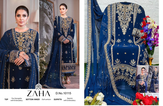 10115 Zaha Pakistani Salwar Suits
