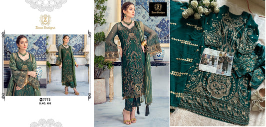 408 Ziaaz Designs Pakistani Salwar Suits