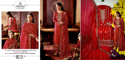 421 Anamsa Pakistani Salwar Suits