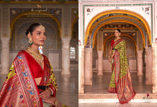 496F Patola Paithani Rewaa Sarees