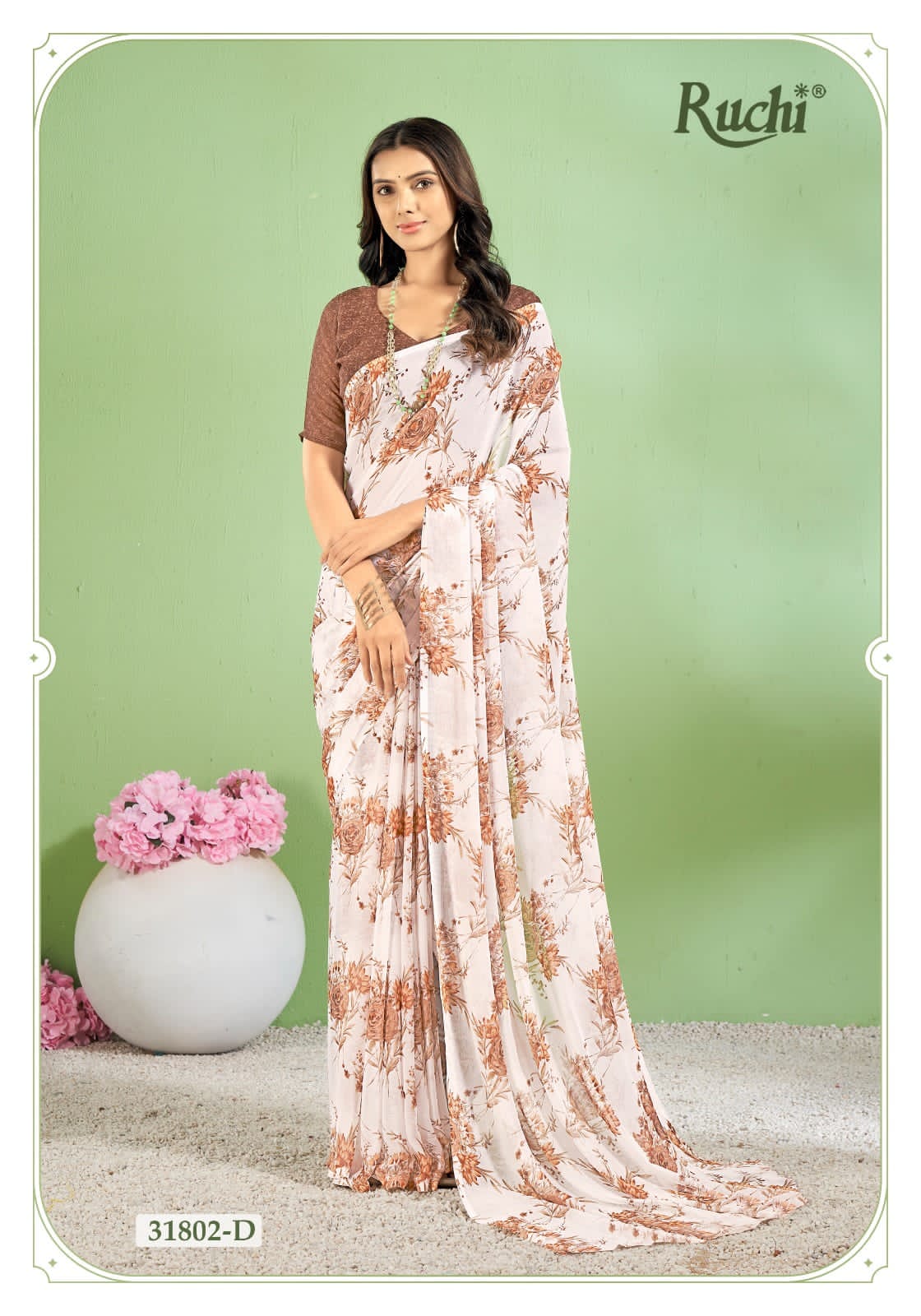 31802D Star Vol 154 Ruchi Sarees