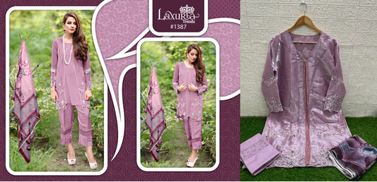 1387 Laxuria Trendz Pakistani Readymade Suits