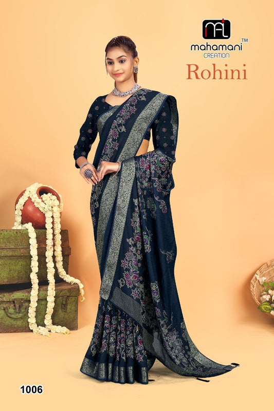 1006 Rohini Mahamani Creation Sarees