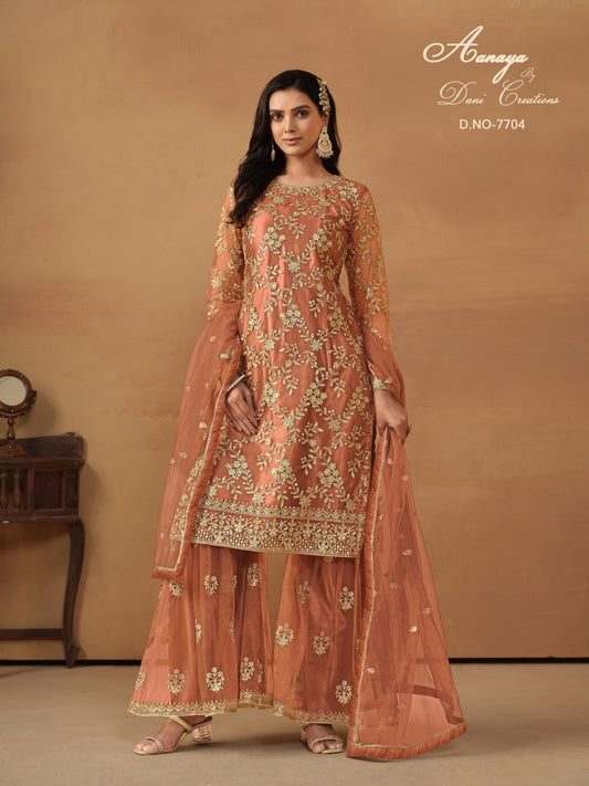 7704 Twisha Aanaya Vol 177 Dani Creation Unstitched Suits