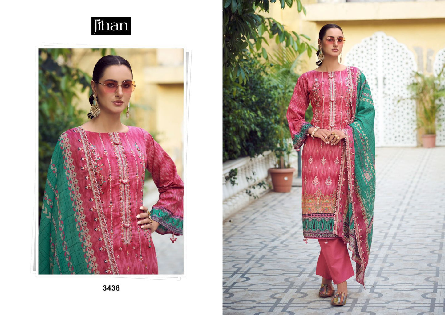 3438 Bin Saeed Vol 10 Jihan Pakistani Salwar Suits