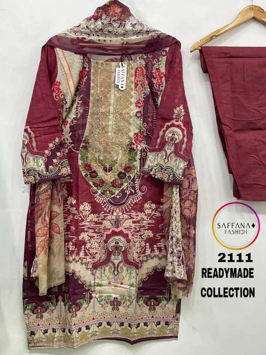 2111 Saffana Pakistani Readymade Suits