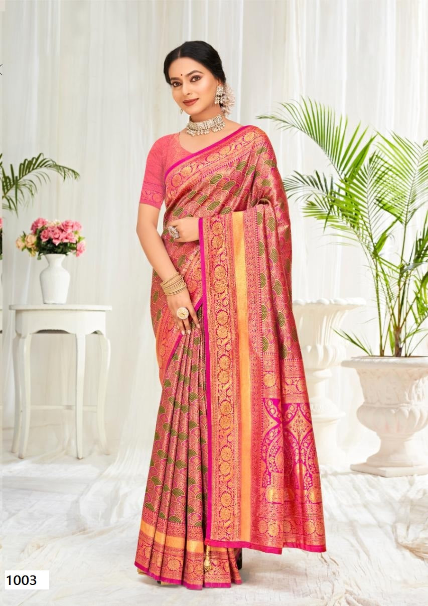 1003 Sheela Vol 19 Bunawat Sarees