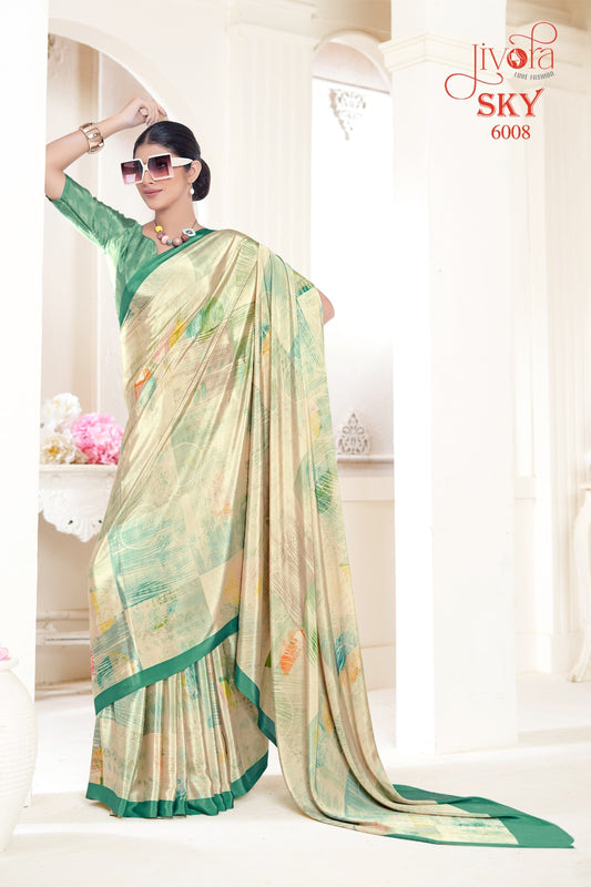 6008 Sky Jivora Sarees