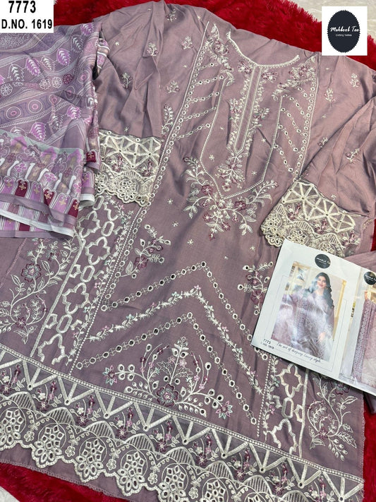 1619 Mehboob Tex Embroidery Pakistani Salwar Suits