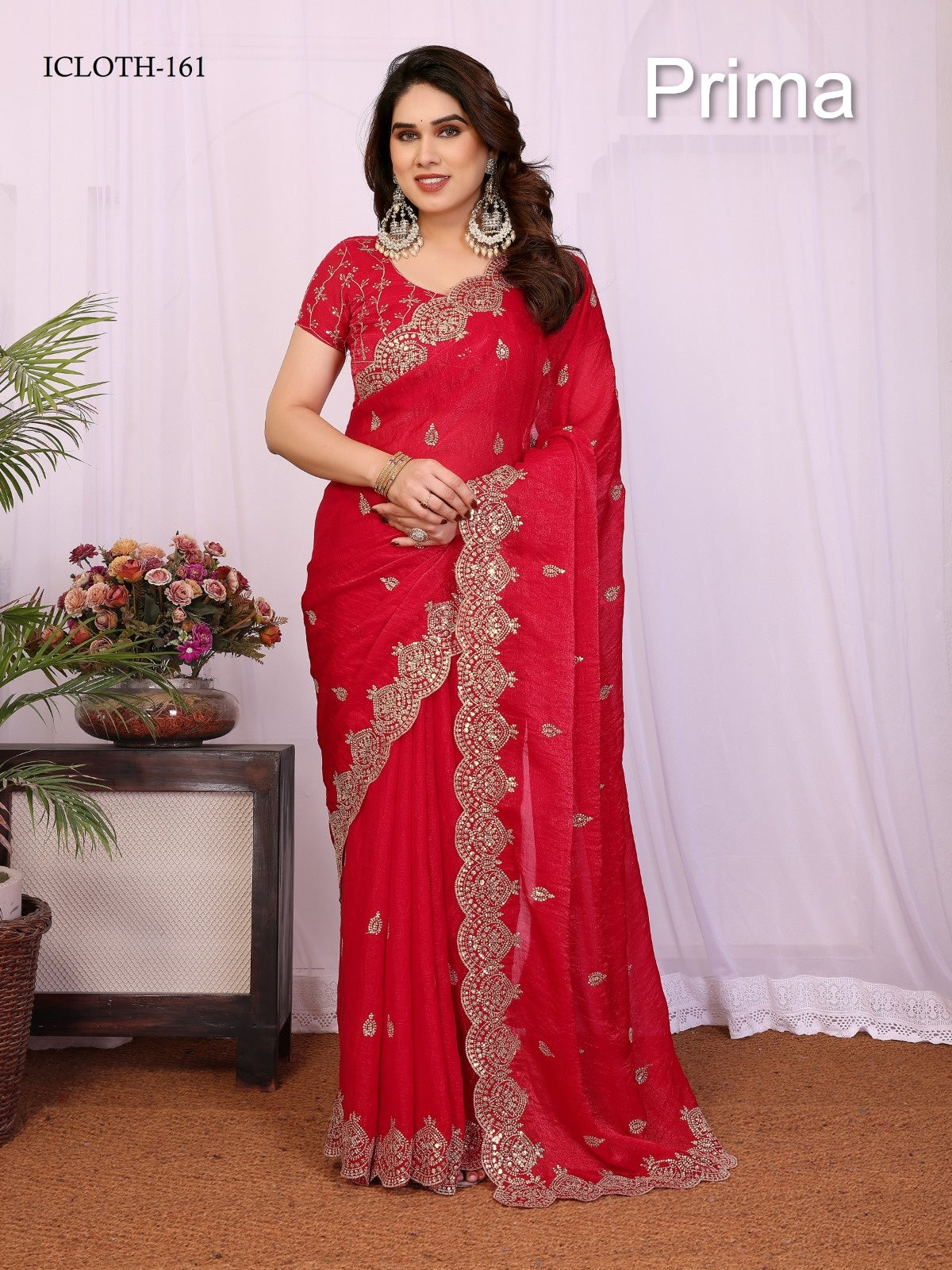 161 Icloth Vol-05 Prima Pure Chiffon Sarees