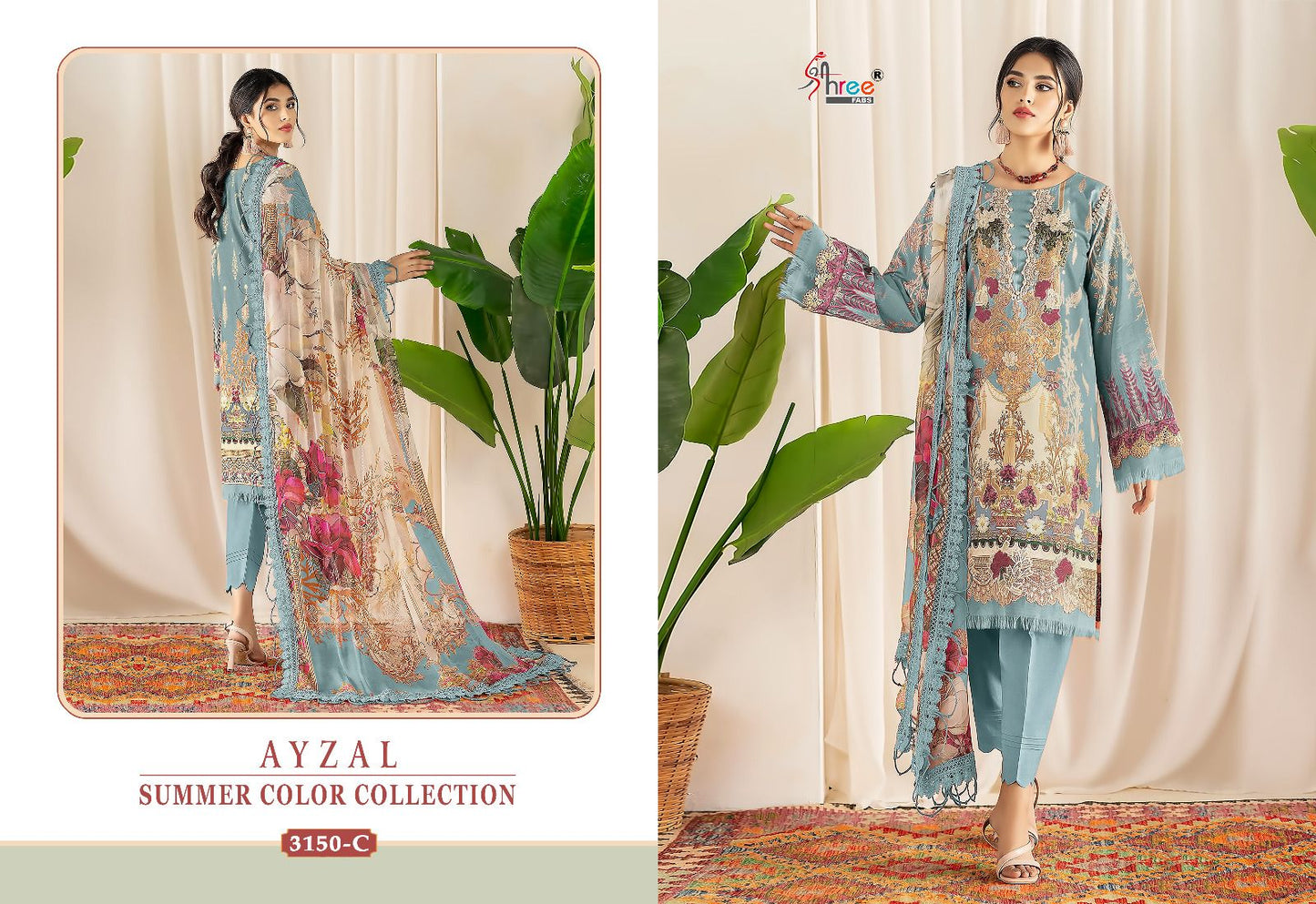 S-416C Shree Fabs Pakistani Salwar Suits