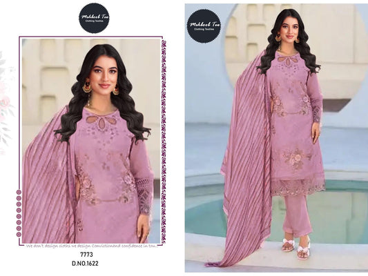 1622 Mehboob Tex Embroidery Pakistani Salwar Suits